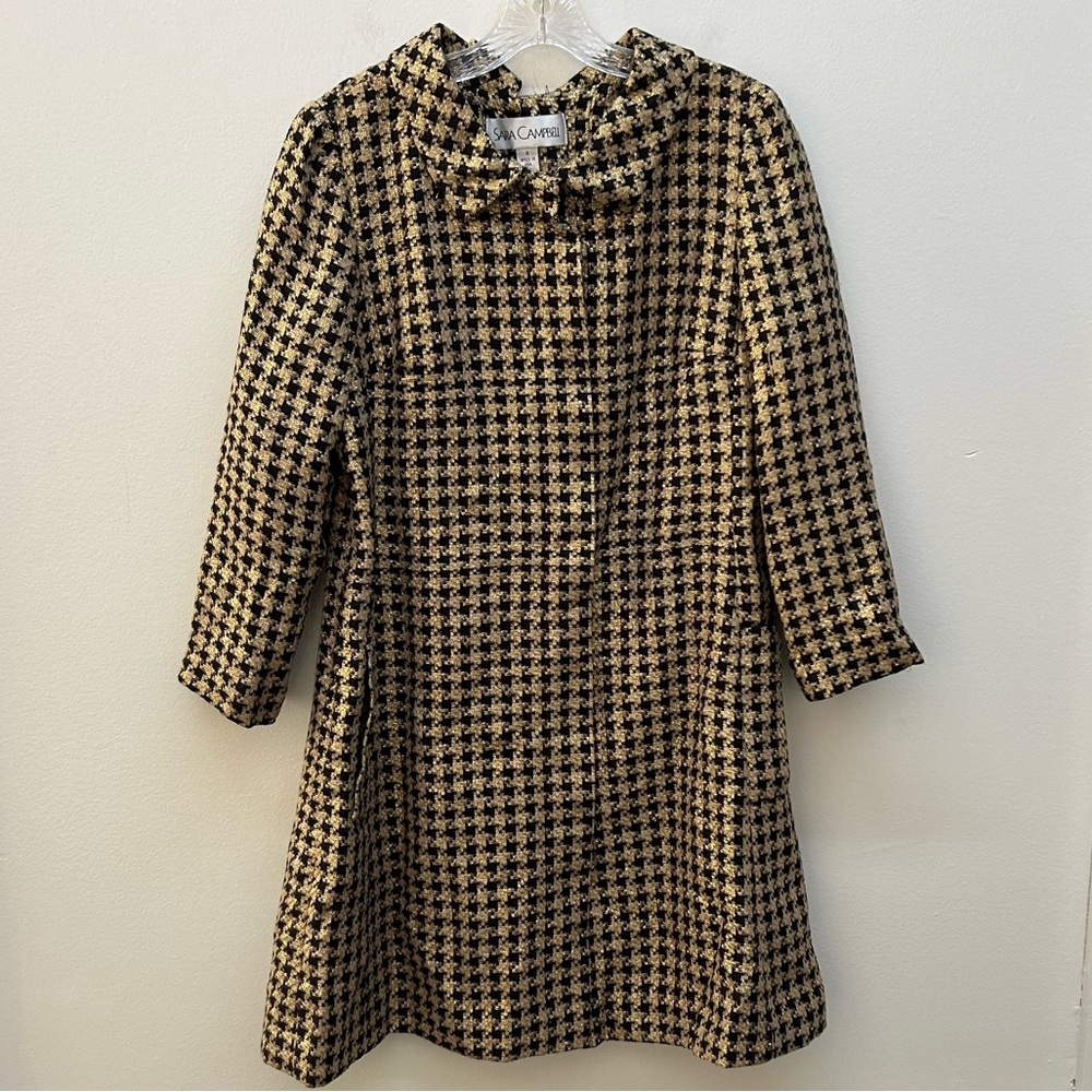 Sara Campbell Houndstooth Coat